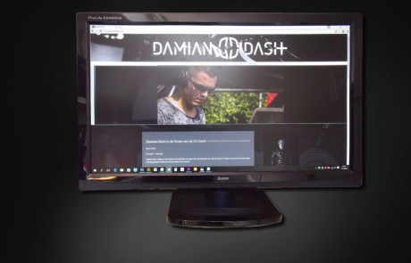 Ontwerp website Damian Dash